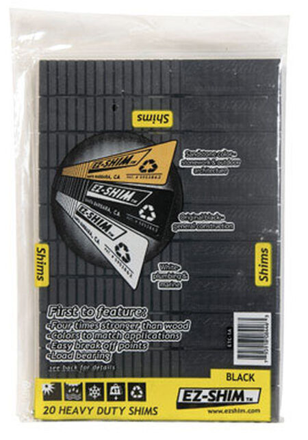 Nelson Shims Winbag Shim 12-1//2 in L x 8-1//2 in W Plastic 1 pk